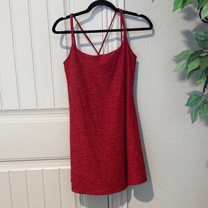 ASR Red Knit Tennis Dress